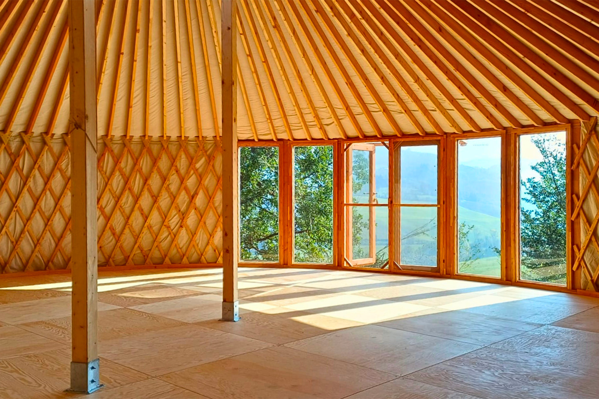 La yurta, spazio per eventi e formazione (Bertinoro, Forlì)