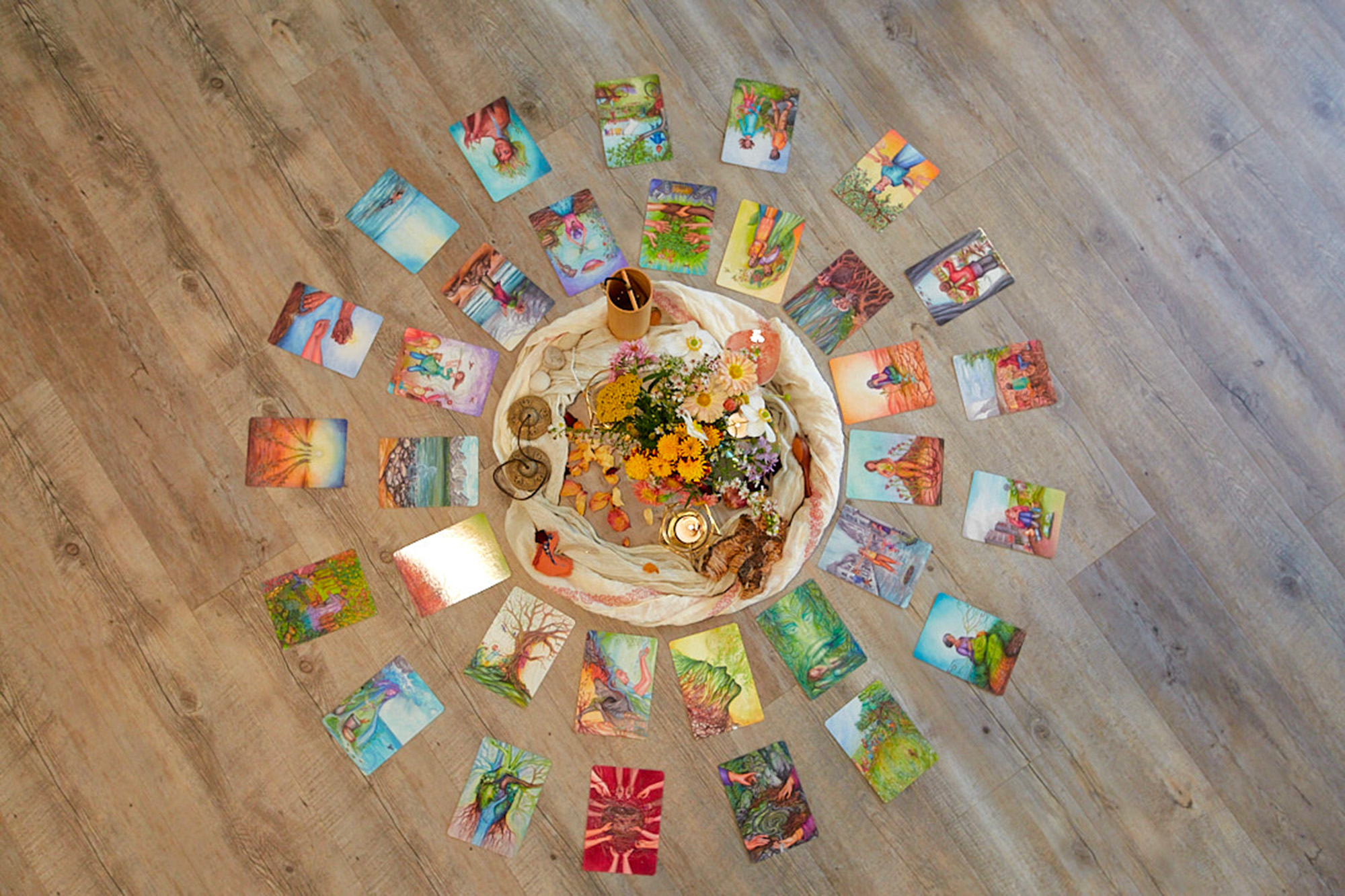 Cerchio di carte Mother Nature